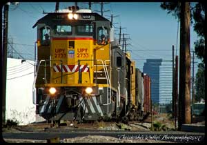 UPY2733 leading the days Marlbor switcher back to West Anaheim after a rather light day of work.