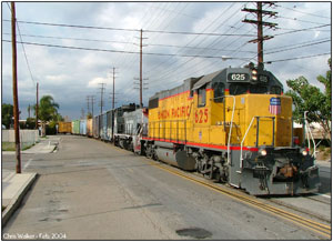 UP 625 and SP 2756 working the Marlboro local back before RCL operations began.