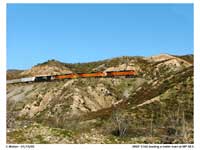 bnsf 5160 - east bound - dell