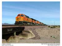 ... We continued back west and stopped near Bagdad to capture BNSF 4618 heading west with a manifest train...